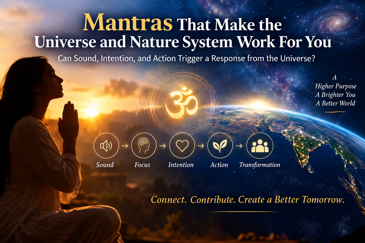 Mantras That Make the Universe and Nature System Work For You.